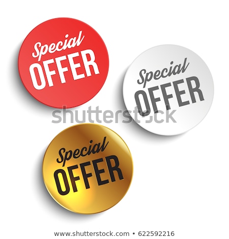 Imagine de stoc: Special Offer Red Vector Icon Button