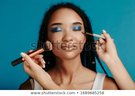 [[stock_photo]]: Eye Shadows Makeup Attractive Girl Fashion Glamour Portrait Of