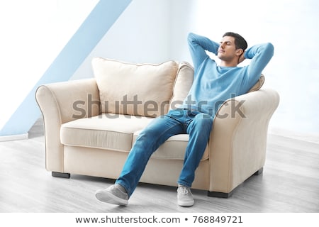 Сток-фото: Relaxed Man Sitting