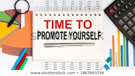 Stock fotó: How To Promote Yourself Written On A Blackboard