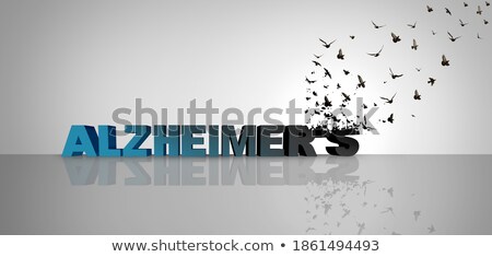 Stockfoto: Diagnosis - Dementia Medical Concept 3d Illustration