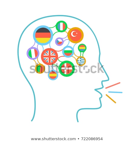 Stock foto: Interrelated Flags Countries Flat Icon