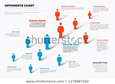 Foto d'archivio: Opponents Schema Diagram Template