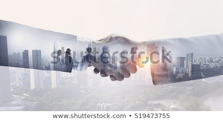 Stok fotoğraf: Business Partners Shaking Hands