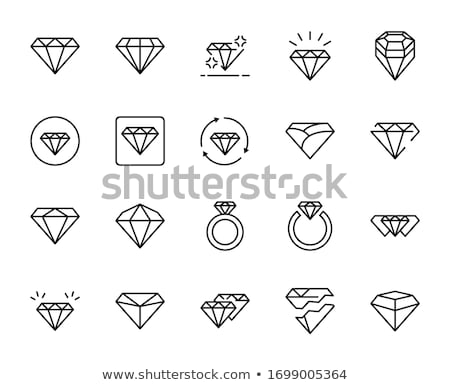 Foto stock: Vector Illustration Of Diamond Icon