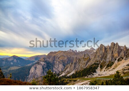 [[stock_photo]]: Cirspitzen Dolomites - Gardena Pass