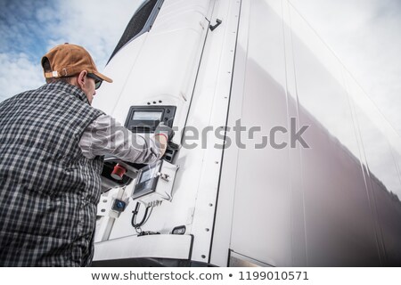 Stock photo: Refrigerator Truck