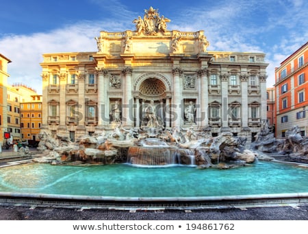 ストックフォト: Trevi Fountain In Rome Italy