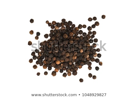 ストックフォト: Black Pepper Grains As Background Close Up