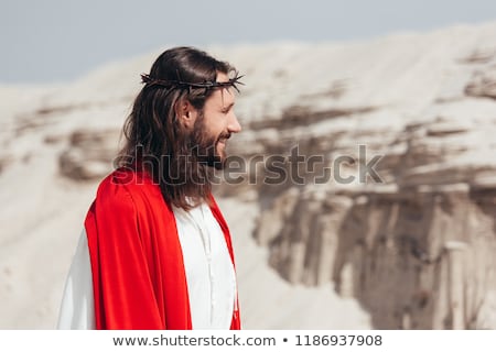 Сток-фото: Side View Of Jesus Christ Standing
