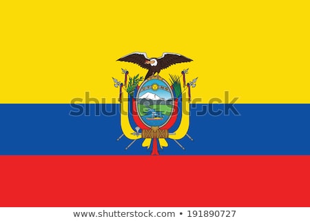 Foto stock: Flag Of Ecuador