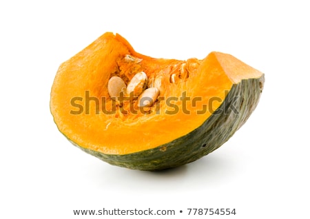 Сток-фото: One And Quarter Of Pumpkins