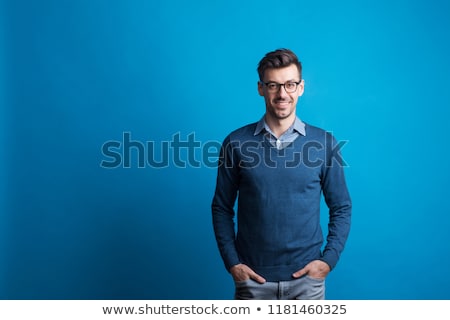 Stock fotó: A Blue Portrait