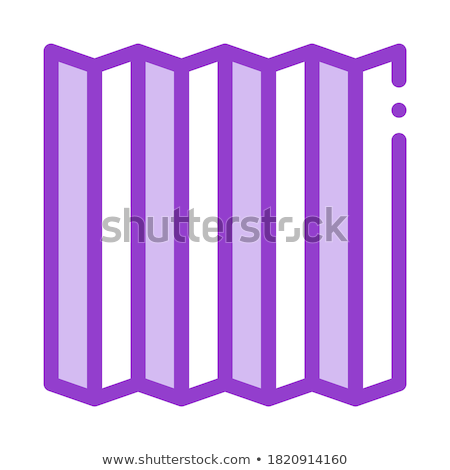 Stock foto: Protective Sound Cover Icon Vector Outline Illustration