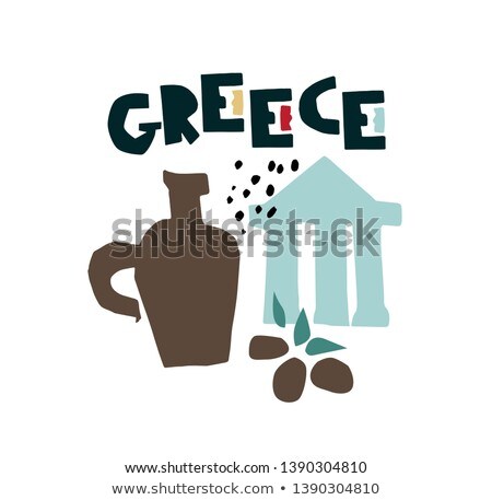 Stock photo: Crete Greece Touristic Poster