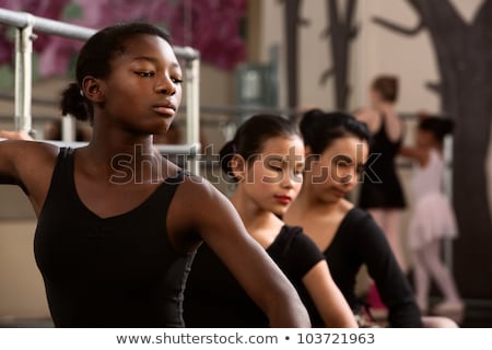 Сток-фото: Young African Woman Practicing Dancing