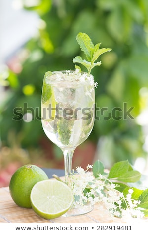 Stock photo: Hugo Prosecco Elderflower Soda Ice Summer Drink