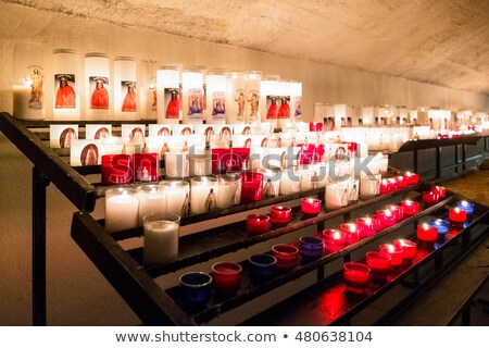 [[stock_photo]]: Crypt With Candle In Saintes France