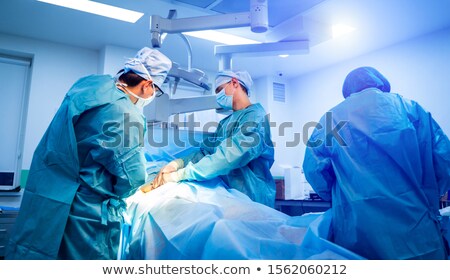 Stock photo: Doctor Working With Endoscope Equipment In Medical Clinic