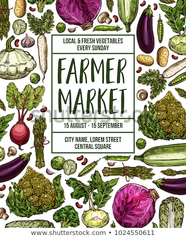 Stock photo: Farmers Market Poster