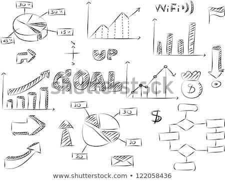 Notebook With Drawing Chart Stock photo © Ohmega1982