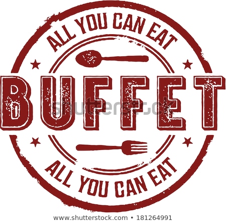 Stock fotó: Buffet Stamp