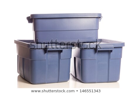 ストックフォト: Storage Bins And Tubs