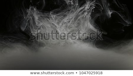 ストックフォト: Concept Art White Paint In Water As Smoke In Slowmotion