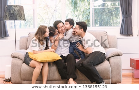 Stock photo: Big Asian Family