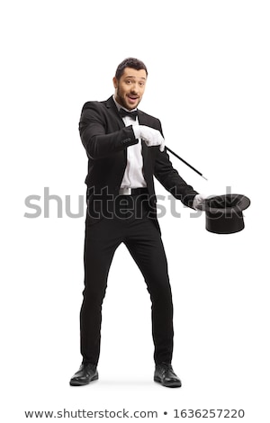 Stock photo: Illusionist Hand Making Trick With Wand