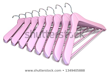 Stok fotoğraf: Ping Coat Hangers 3d