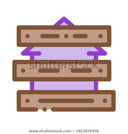 Stock fotó: Territory Of House Impassable For People Icon Vector Outline Illustration