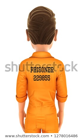 3d Character Arrested Foto stock © 3dmask
