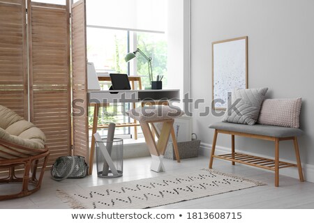 Stock photo: Stool Near Window