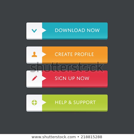 Foto stock: Help Red Vector Icon Button