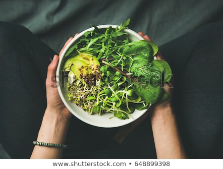 ストックフォト: Green Salad With Sprouts