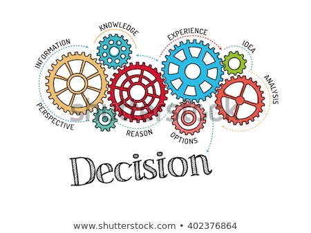 Stockfoto: Decision Making Concept Vector Illustration