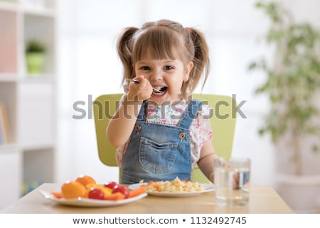 Stock photo: Children Eating