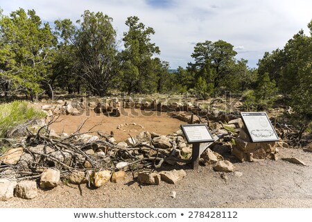 Stock fotó: Old Tusayan Ruins