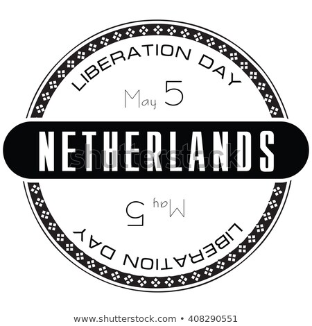 ストックフォト: Stamp Liberation Day Netherlands