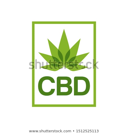 Stok fotoğraf: Medical Cannabis Marijuana Leaf Symbol Design