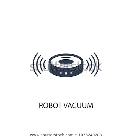 ストックフォト: Robotic Vacuum Cleaner Icons Collection