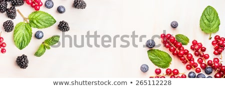 Stok fotoğraf: Fresh Tasty Berry Collection On Table In Summer