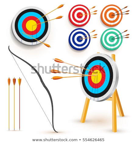 ストックフォト: Set Of Arrows For The Sports Of Archery
