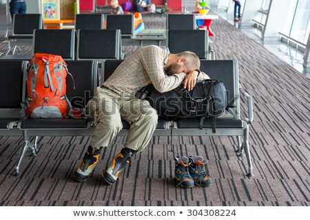 Stock fotó: Tired Traveller