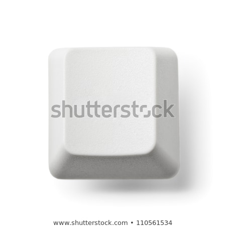 Blank Computer Key On White Stockfoto © pzAxe