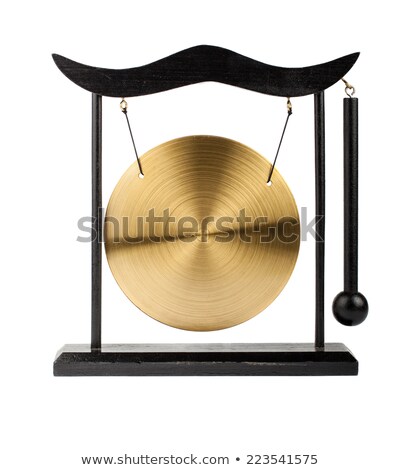 Stock photo: Gong Isolated
