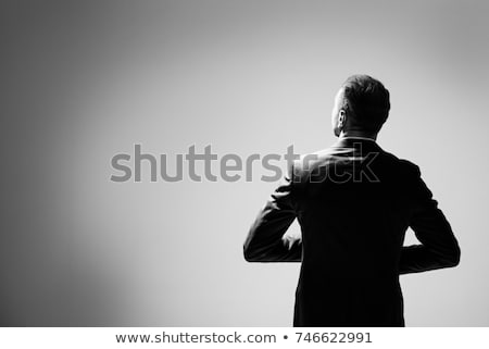 Stock fotó: Business Man Holding One Hand In His Pocket