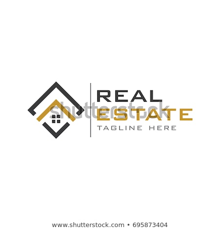 Foto d'archivio: Houses Or Real Estate On A Logotype Vector Design