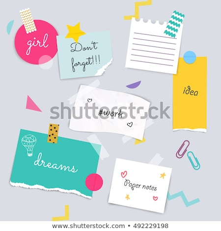 Stockfoto: Remember Note